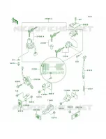 Ignition SwitchLocksReflectors per Kawasaki Ninja ZX-9R 2000