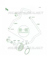 Oil Cooler per Kawasaki Ninja ZX-9R 2000
