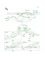 Side CoversChain CoverZX900 E1 per Kawasaki Ninja ZX-9R 2000