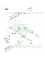 Swingarm per Kawasaki Ninja ZX-9R 2000
