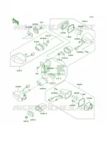 Turn Signals per Kawasaki Ninja ZX-9R 2000