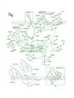 Cowling Lowers per Kawasaki Ninja ZX-9R 1999
