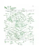 Crankcase per Kawasaki Ninja ZX-9R 1999