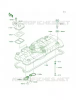 Cylinder Head Cover per Kawasaki Ninja ZX-9R 1999