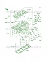 Cylinder Head per Kawasaki Ninja ZX-9R 1999