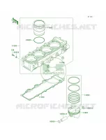 CylinderPistons per Kawasaki Ninja ZX-9R 1999
