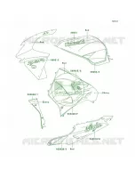 Decals RedEbonyZX900 C2 per Kawasaki Ninja ZX-9R 1999