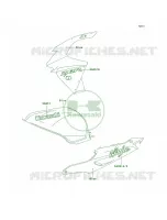 DecalsBlueZX900 C1 per Kawasaki Ninja ZX-9R 1999