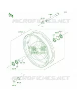 Front Wheel per Kawasaki Ninja ZX-9R 1999