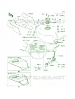 Fuel Tank per Kawasaki Ninja ZX-9R 1999
