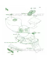 Labels per Kawasaki Ninja ZX-9R 1999