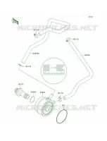 Oil Cooler per Kawasaki Ninja ZX-9R 1999