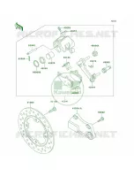 Rear Brake per Kawasaki Ninja ZX-9R 1999