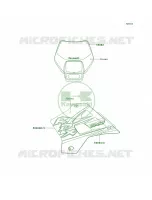 DecalsKDX200 H8 per Kawasaki KDX200 2002