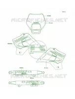 DecalsKDX200 H9 per Kawasaki KDX200 2002
