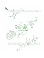 Gear Change DrumShift Forks per Kawasaki KDX200 2002