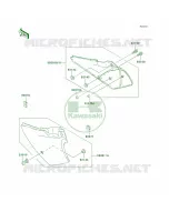 Side CoversChain Cover per Kawasaki KDX200 2002