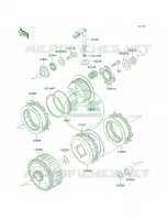Clutch per Kawasaki KDX220R 2002