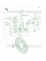 Front Brake per Kawasaki KDX220R 2002