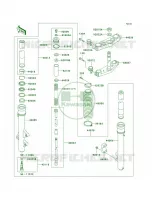 Front Fork per Kawasaki KDX220R 2002