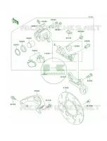 Rear Brake per Kawasaki KDX220R 2002