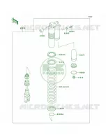 Shock Absorbers per Kawasaki KDX220R 2002