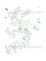 Swingarm per Kawasaki KDX220R 2002