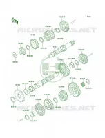 Transmission per Kawasaki KDX220R 2002