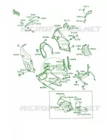 Cowling per Kawasaki Ninja 600R 1992