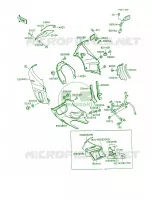 Cowling per Kawasaki Ninja 600R 1992