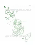 CylinderPistons per Kawasaki KLX110 2013