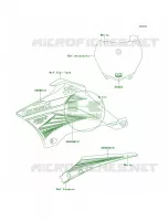 DecalsCEF per Kawasaki KLX110 2013