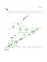 Kickstarter Mechanism per Kawasaki KLX110 2013