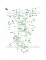 Crankcase per Kawasaki KDX200 2001