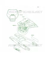 DecalsKDX200 H6 per Kawasaki KDX200 2001