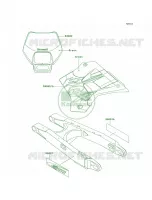 DecalsKDX200 H7 per Kawasaki KDX200 2001