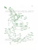 Engine Mount per Kawasaki KDX200 2001