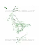 Frame per Kawasaki KDX200 2001