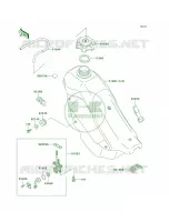 Fuel Tank per Kawasaki KDX200 2001