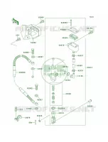 Rear Master Cylinder per Kawasaki KDX200 2001