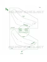 Seat per Kawasaki KDX200 2001
