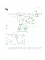 Side CoversChain Cover per Kawasaki KDX200 2001