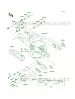 Swingarm per Kawasaki KDX200 2001
