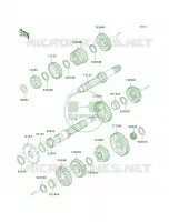 Transmission per Kawasaki KDX200 2001