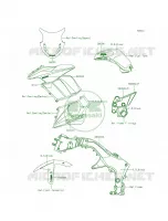 DecalsGrayMFF per Kawasaki Ninja 1000 ABS 2015