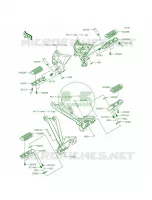 Footrests per Kawasaki Ninja 1000 ABS 2015