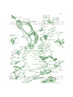 Frame Fittings per Kawasaki Ninja 1000 ABS 2015