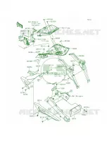 Rear Fenders per Kawasaki Ninja 1000 ABS 2015