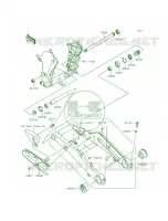 Swingarm per Kawasaki Ninja 1000 ABS 2015