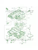 Crankcase per Kawasaki Z1000 ABS 2015